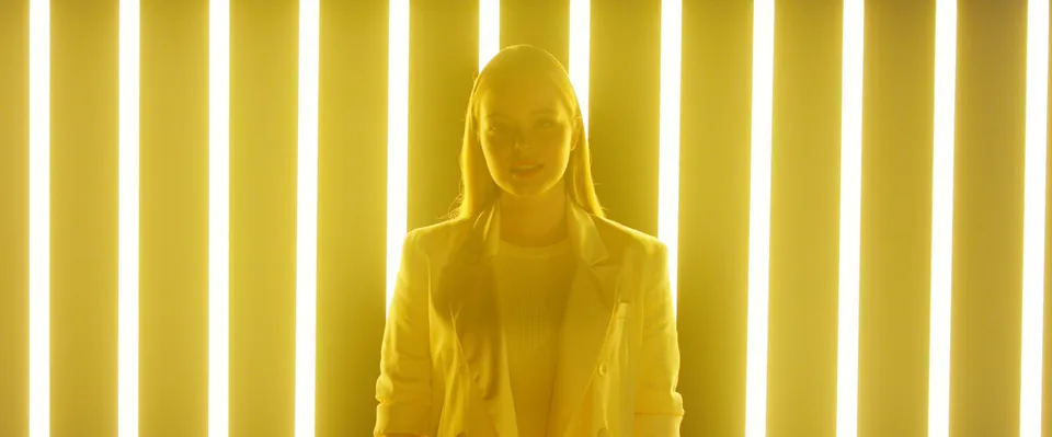 Still from the “Yellow” music video (1/9)