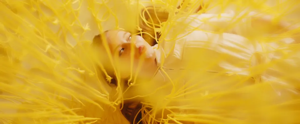 Still from the “Yellow” music video (6/9)